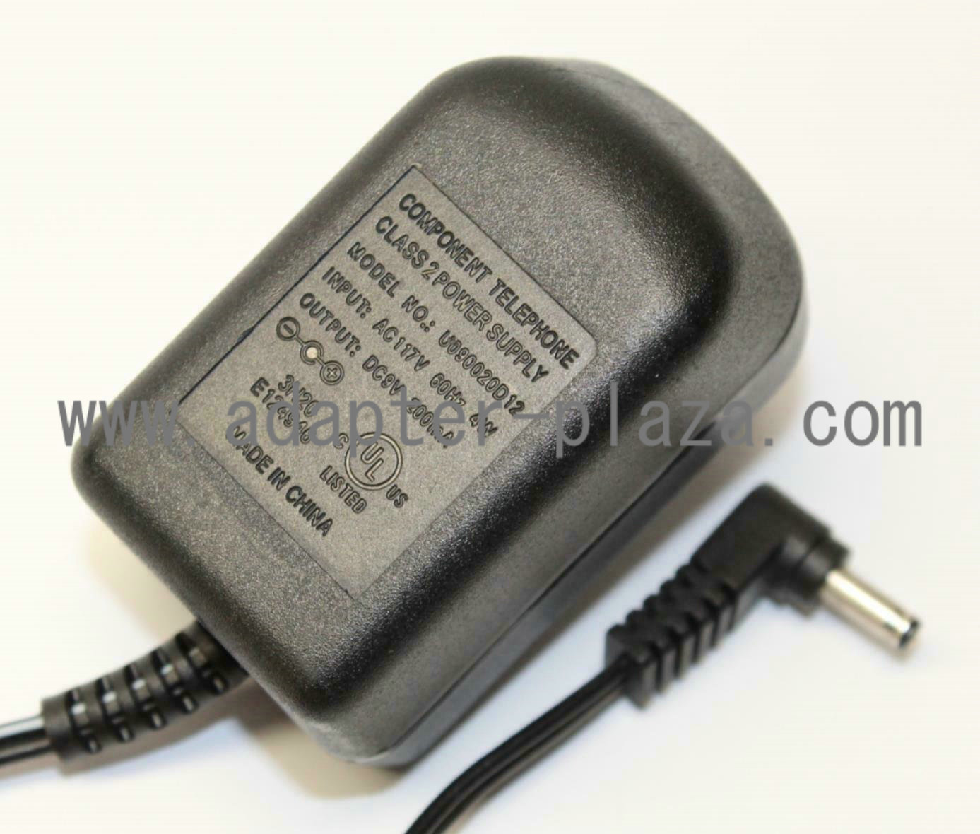 Brand New Vtech Telephone U090020D12 DC9V 200mA AC DC Power Supply Adapter - Click Image to Close